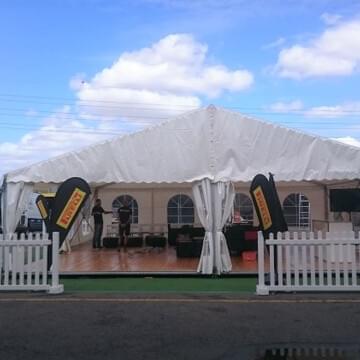 picket fence hire by event marquees | © event marquees
