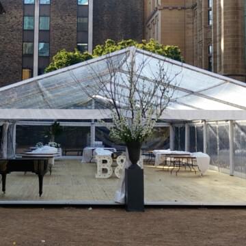 clear marquee hire by event marquees | © event marquees