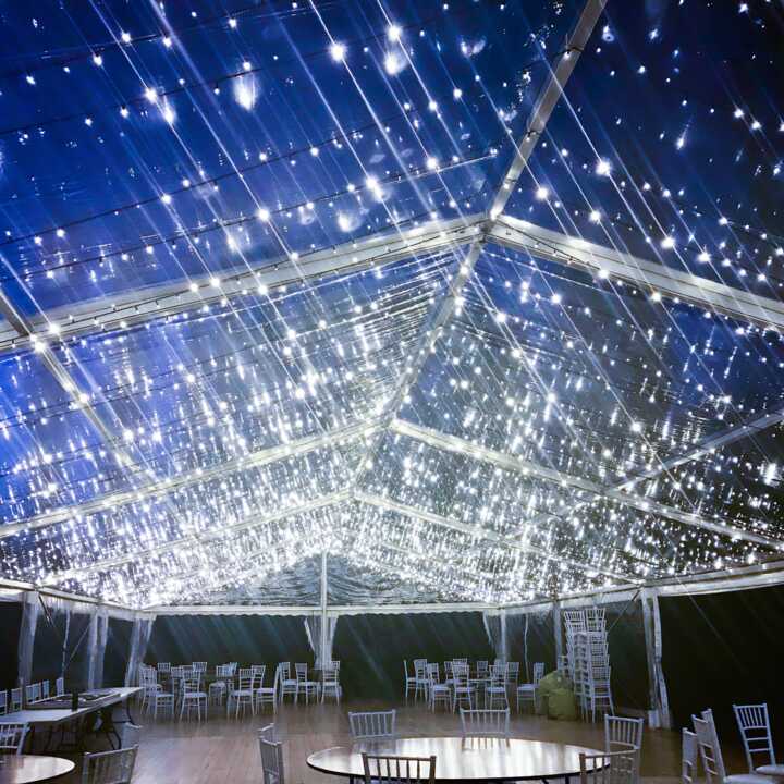 Marquee Lighting Hire by Event Marquees | © Event Marquees