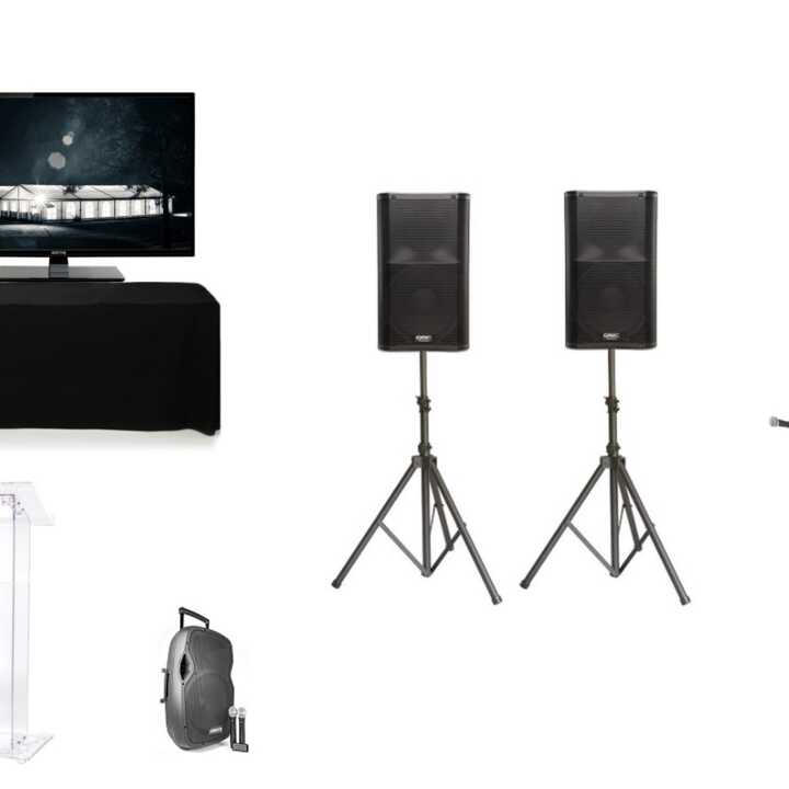 AV System for Hire by Event Marquees | © Event Marquees