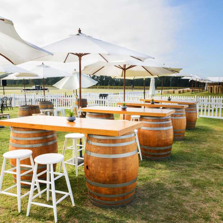 Wine Barrels for Hire by Event Marquees | © Event Marquees