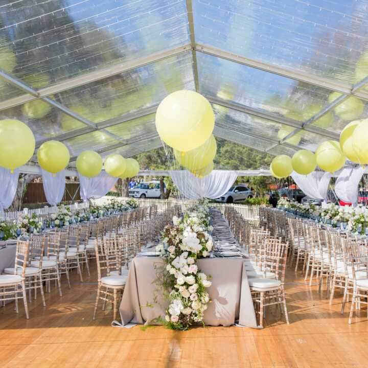 Wedding Reception Marquee by Event Marquees | © Event Marquees