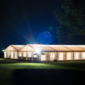 Marquee Lighting Hire by Event Marquees | © Event Marquees