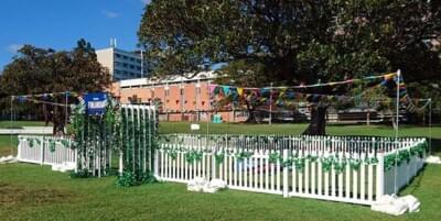 easter picket fence hire