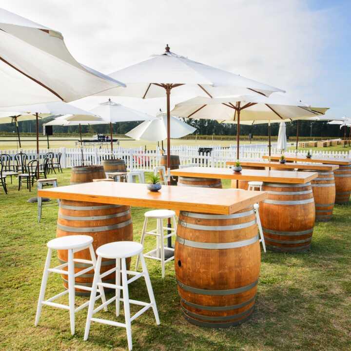 Wine Barrel Hire by Event Marquees | © Event Marquees