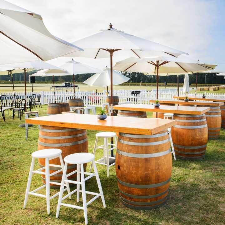 Wine Barrel Hire by Event Marquees | © Event Marquees