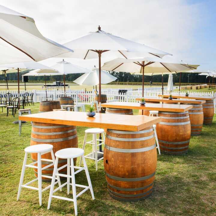 Wine Barrel Hire by Event Marquees | © Event Marquees