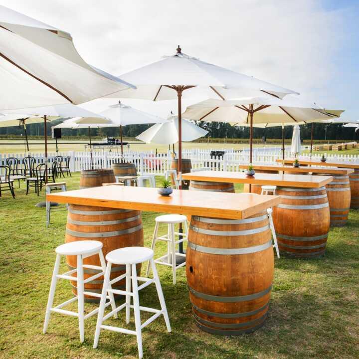 Wine Barrel Hire by Event Marquees | © Event Marquees