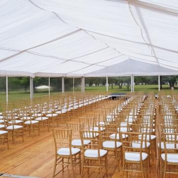 Clear Wedding Ceremony Marquee by Event Marquees | © Event Marquees